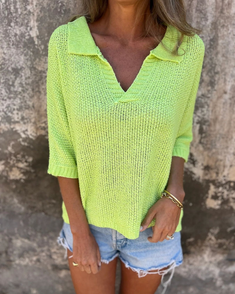 SAELA – BOHO KNIT TOP