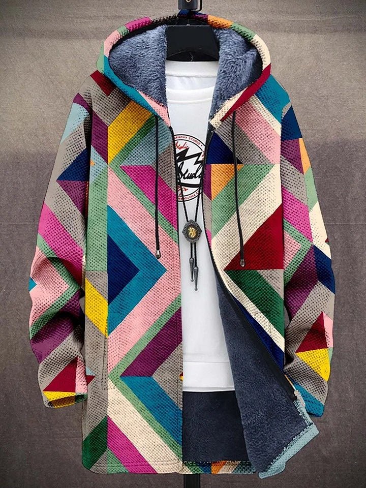 CYRENTHIA – STYLISH PRINTED CARDIGAN WITH ELEGANT DESIGN