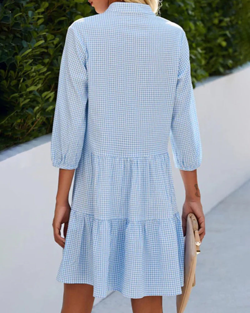 Lorraine™ | Summer Check Dress