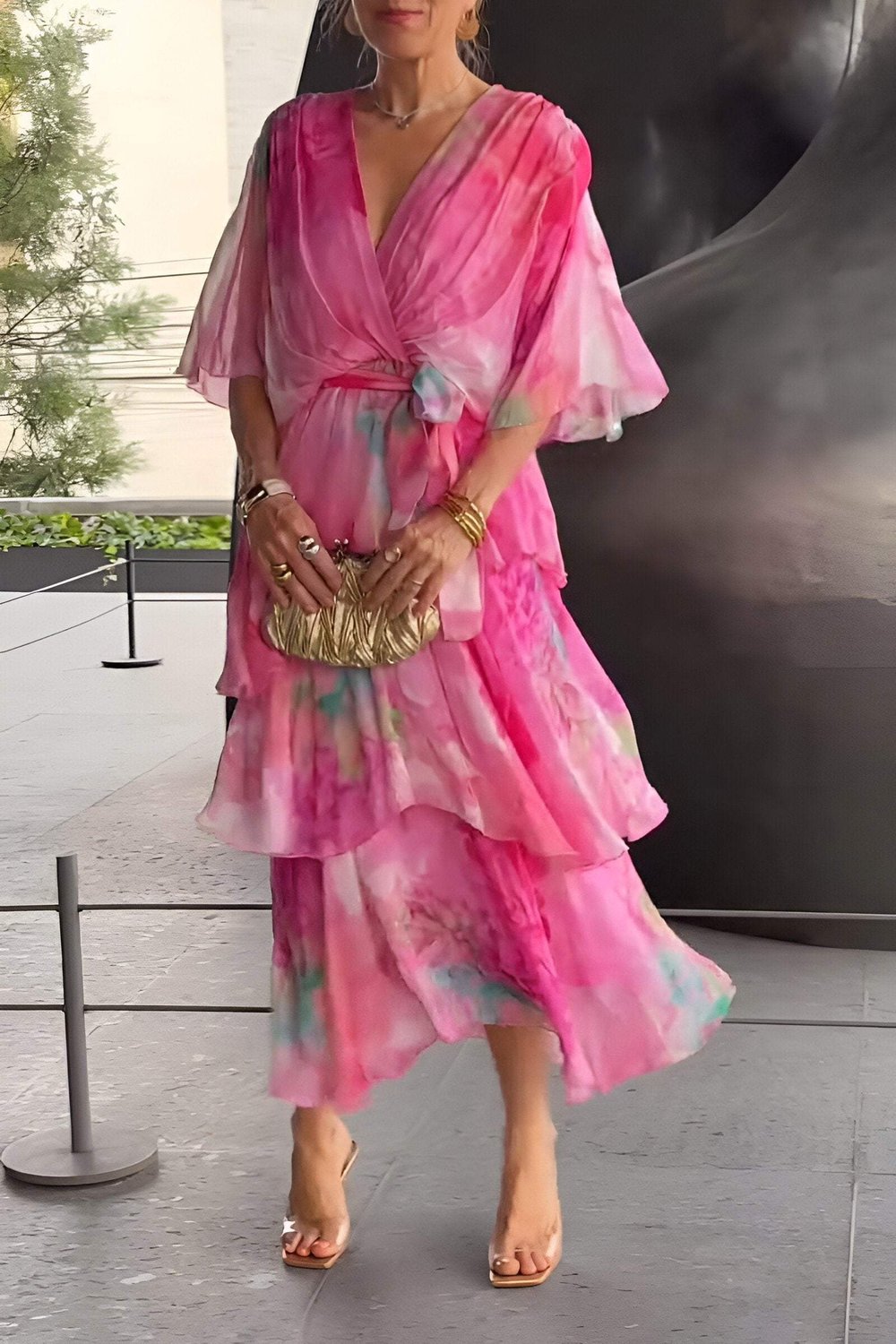 Linda | Stylish Elegant Layered Dress