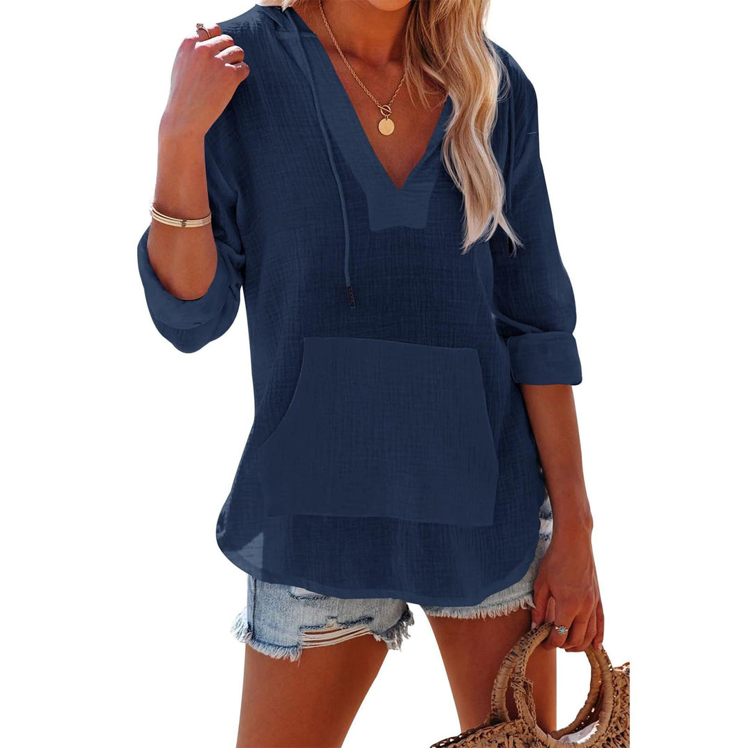 ZADIE – ELEGANCE HOODED LONG SLEEVE SWEATSHIRT