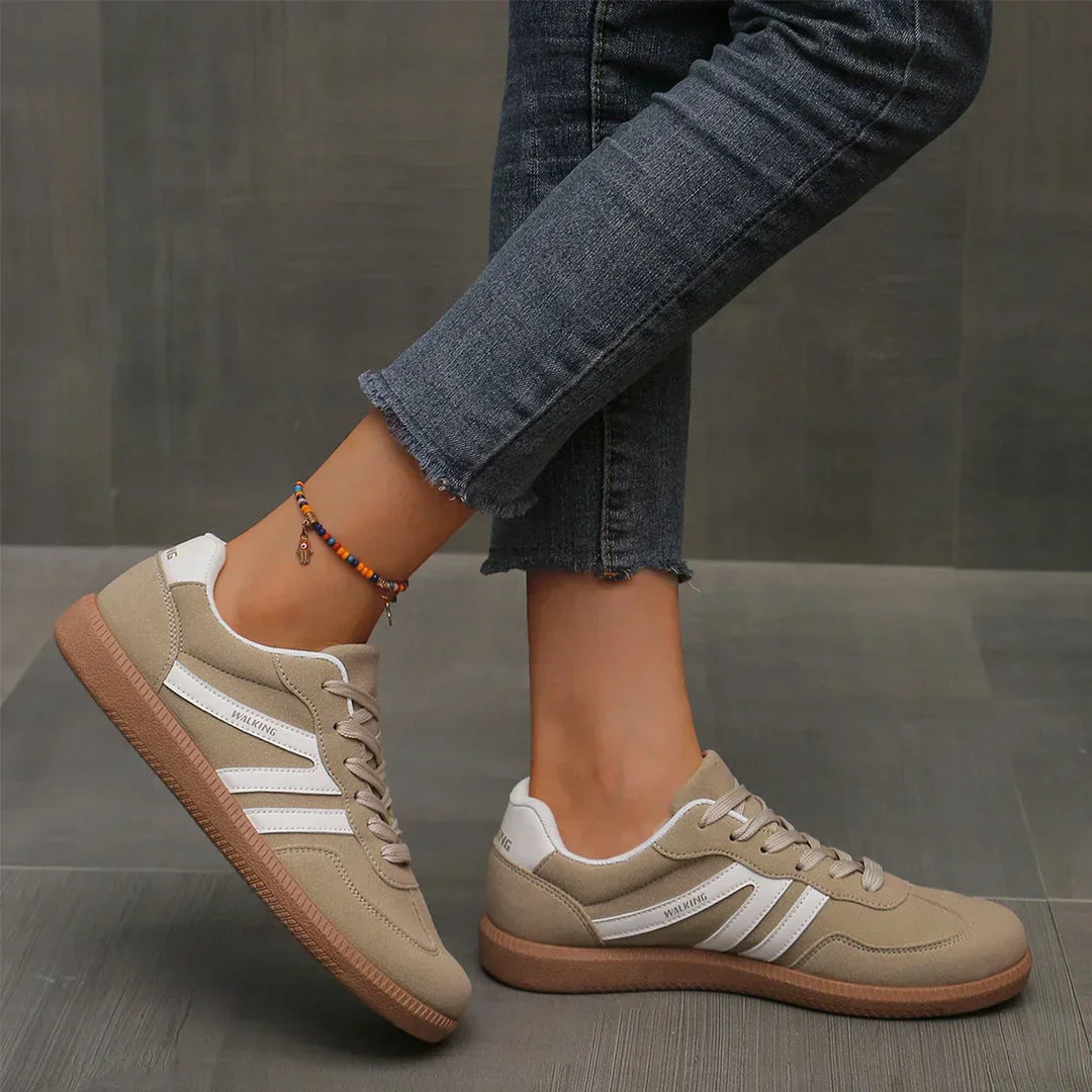 Riley| Women’s Stretch Fit Leopard Pattern Sneakers