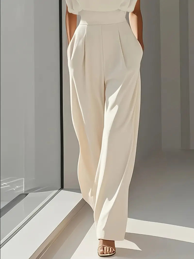 Brenna | Women's Sleeveless Wide Leg Formal Jumpsuit