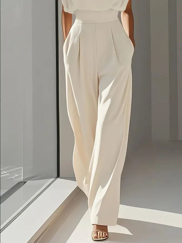Brenna | Women's Sleeveless Wide Leg Formal Jumpsuit