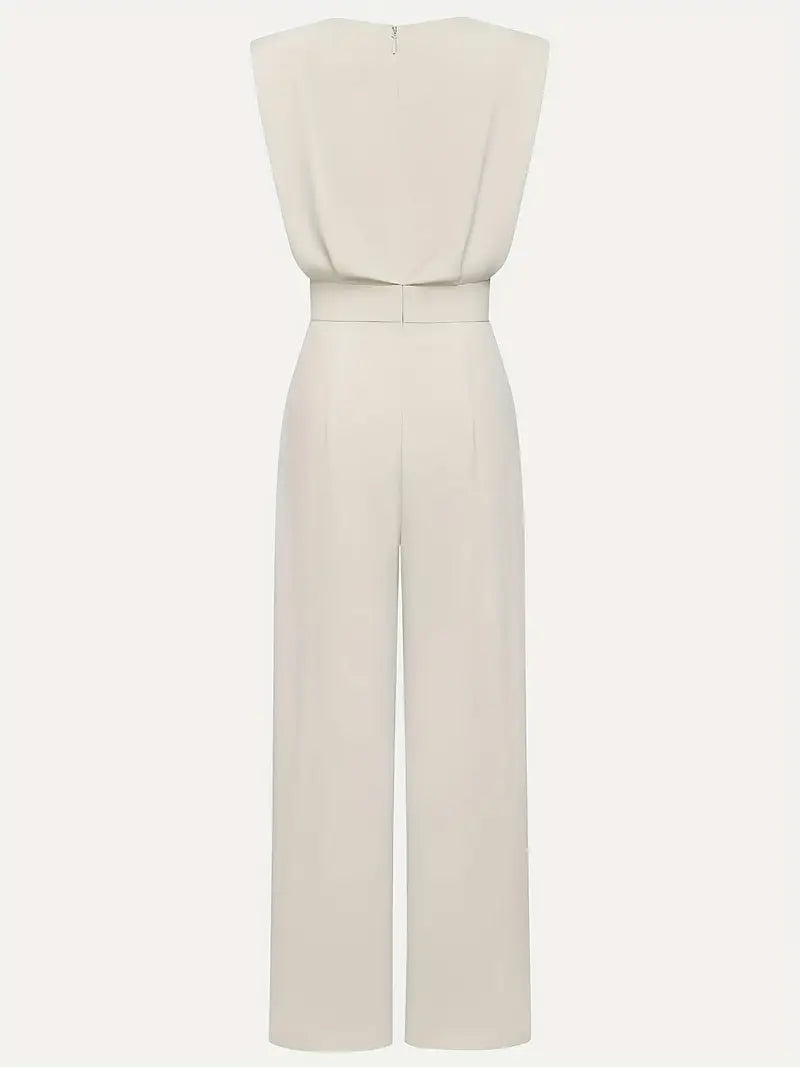 Brenna | Women's Sleeveless Wide Leg Formal Jumpsuit
