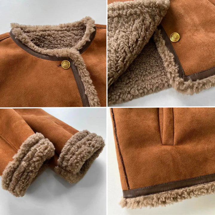 MILA – LUXURIOUS GENUINE SHEEPSKIN JACKET