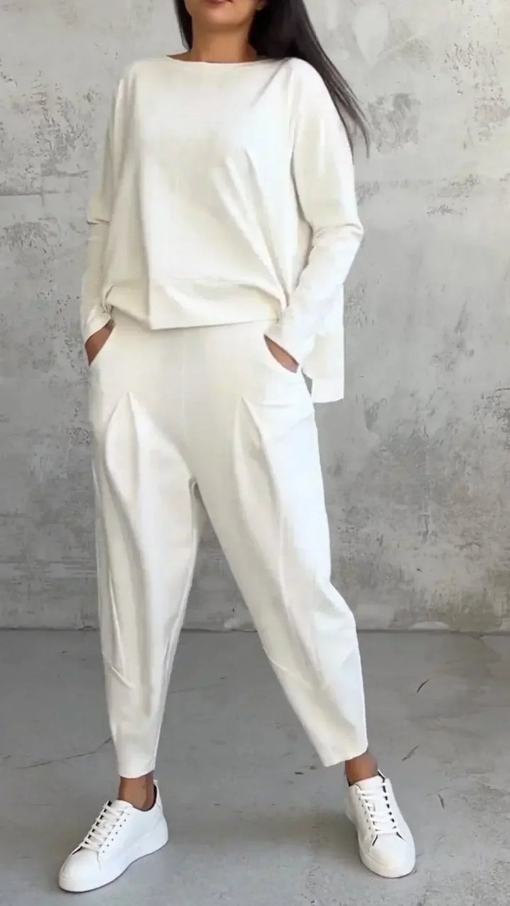 Daria - Elegant & Chic Two-Piece Ensemble – Effortless Style & Comfort