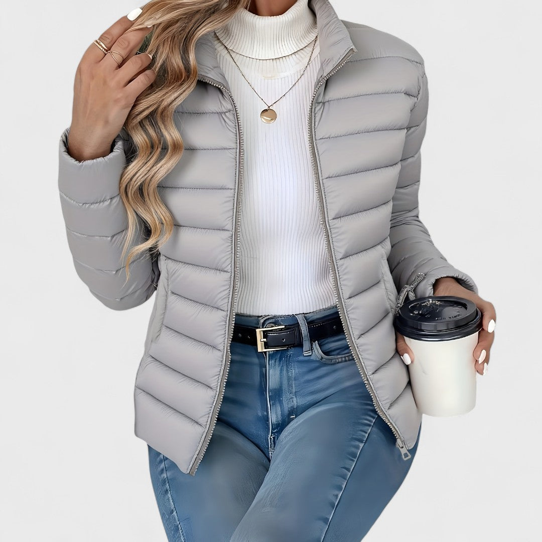 MYRALITH – ELEGANT LONG JACKET WITH COLLAR
