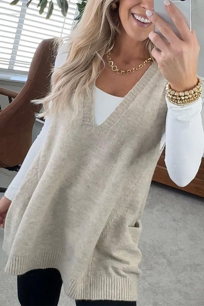 PALOMA – COZY POCKET SWEATER VEST