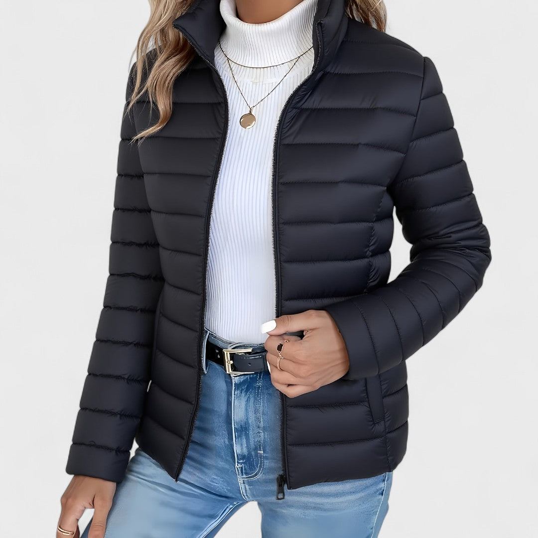MYRALITH – ELEGANT LONG JACKET WITH COLLAR