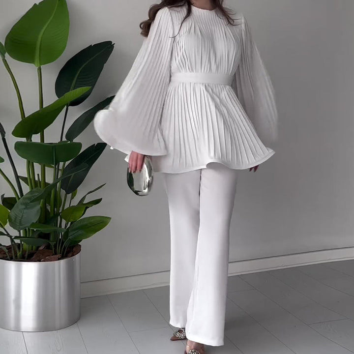 LUMINA – PLEATED TWO-PIECE SET