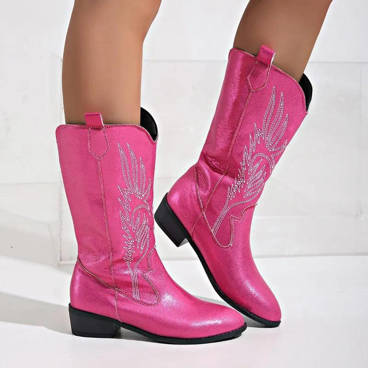 Violet | Women’s Stylish Pointed Toe Western Boots