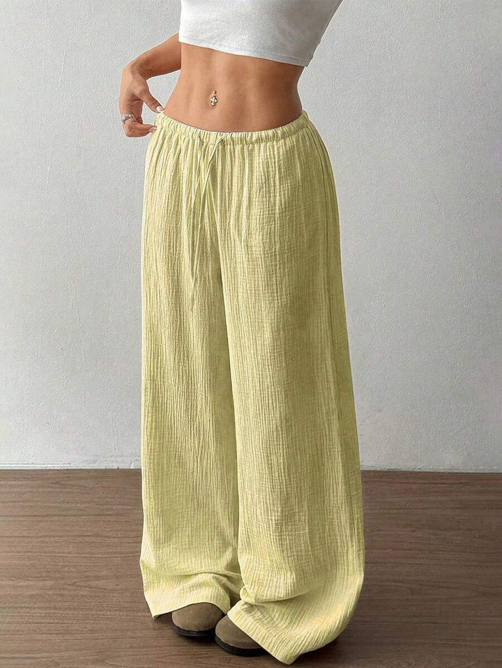 Mirabelle | Women's Wide Leg Drawstring Casual Pants