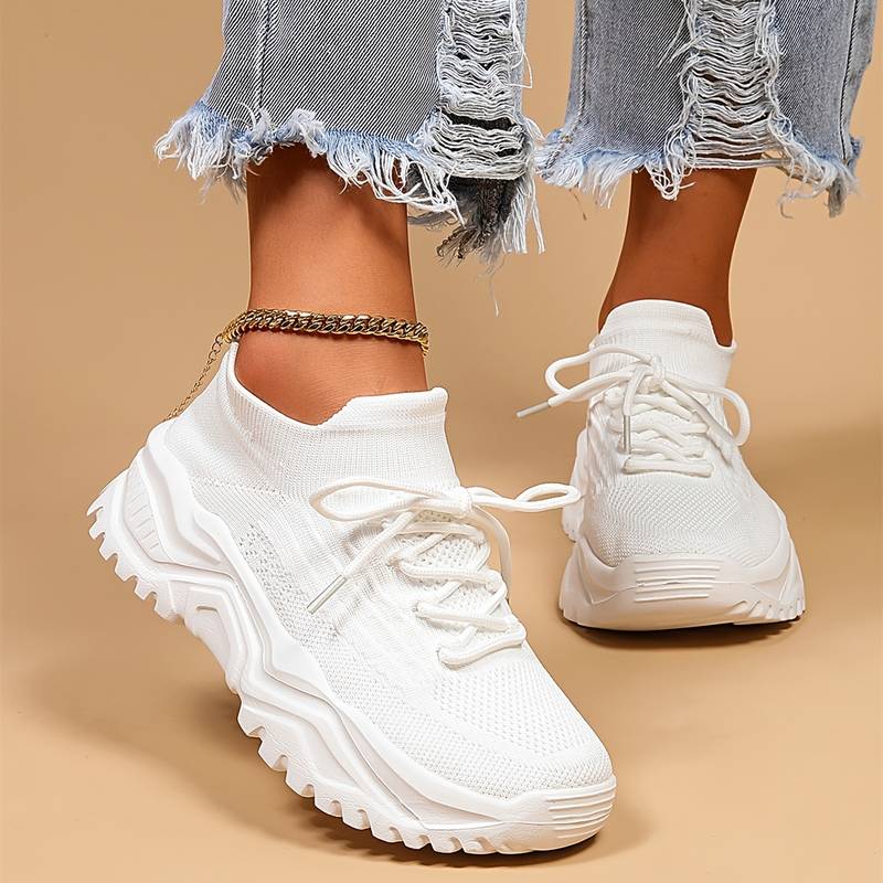 Olivia | Women’s Slip-On Stretch Knit Running Shoes