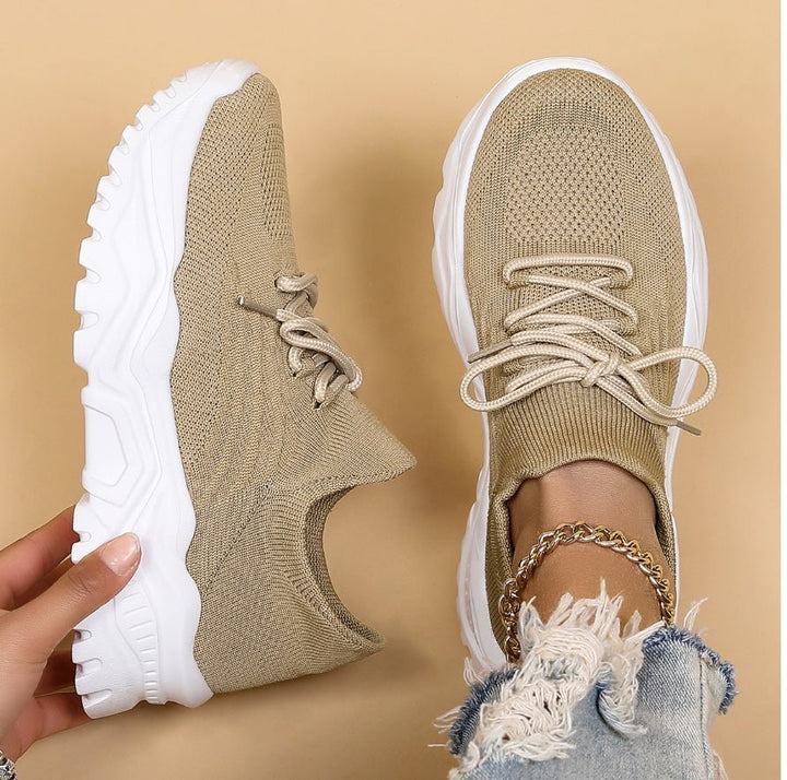 Olivia | Women’s Slip-On Stretch Knit Running Shoes