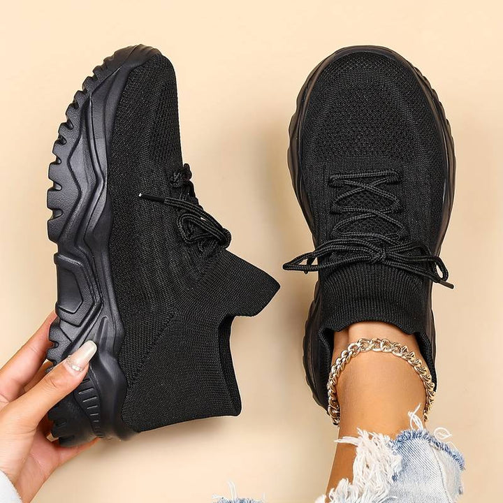 Olivia | Women’s Slip-On Stretch Knit Running Shoes
