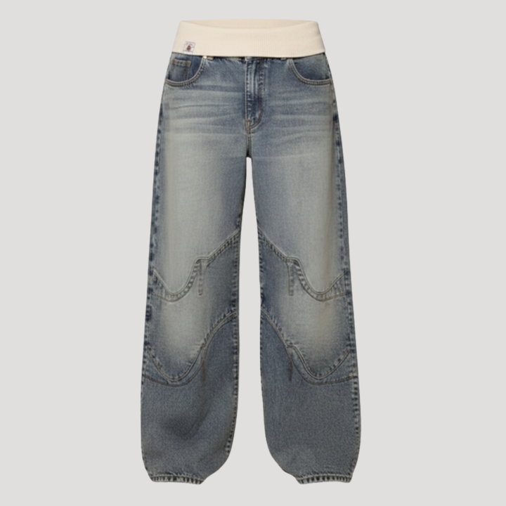 Ophira | Women's Wide Leg Baggy Jeans