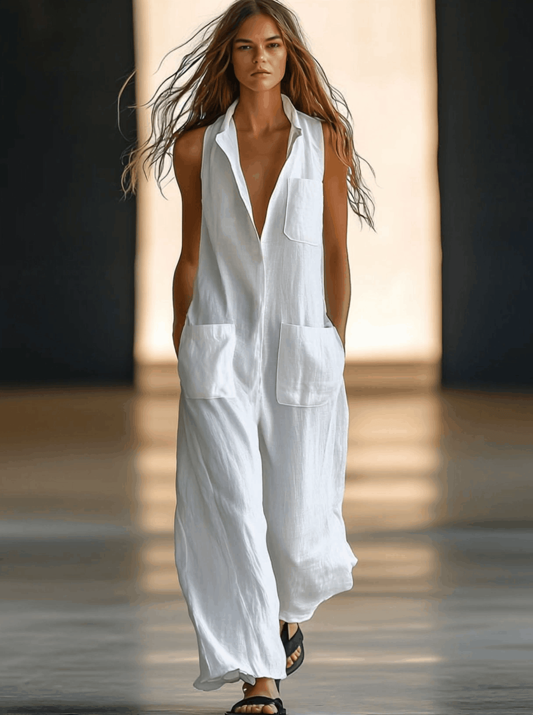 Tempest | Women's Sleeveless Wide Leg Jumpsuit